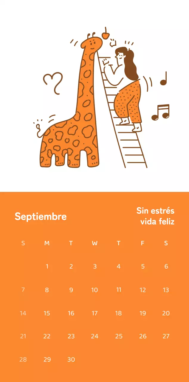 Calendarios con ilustraciones coloristas y emotivas