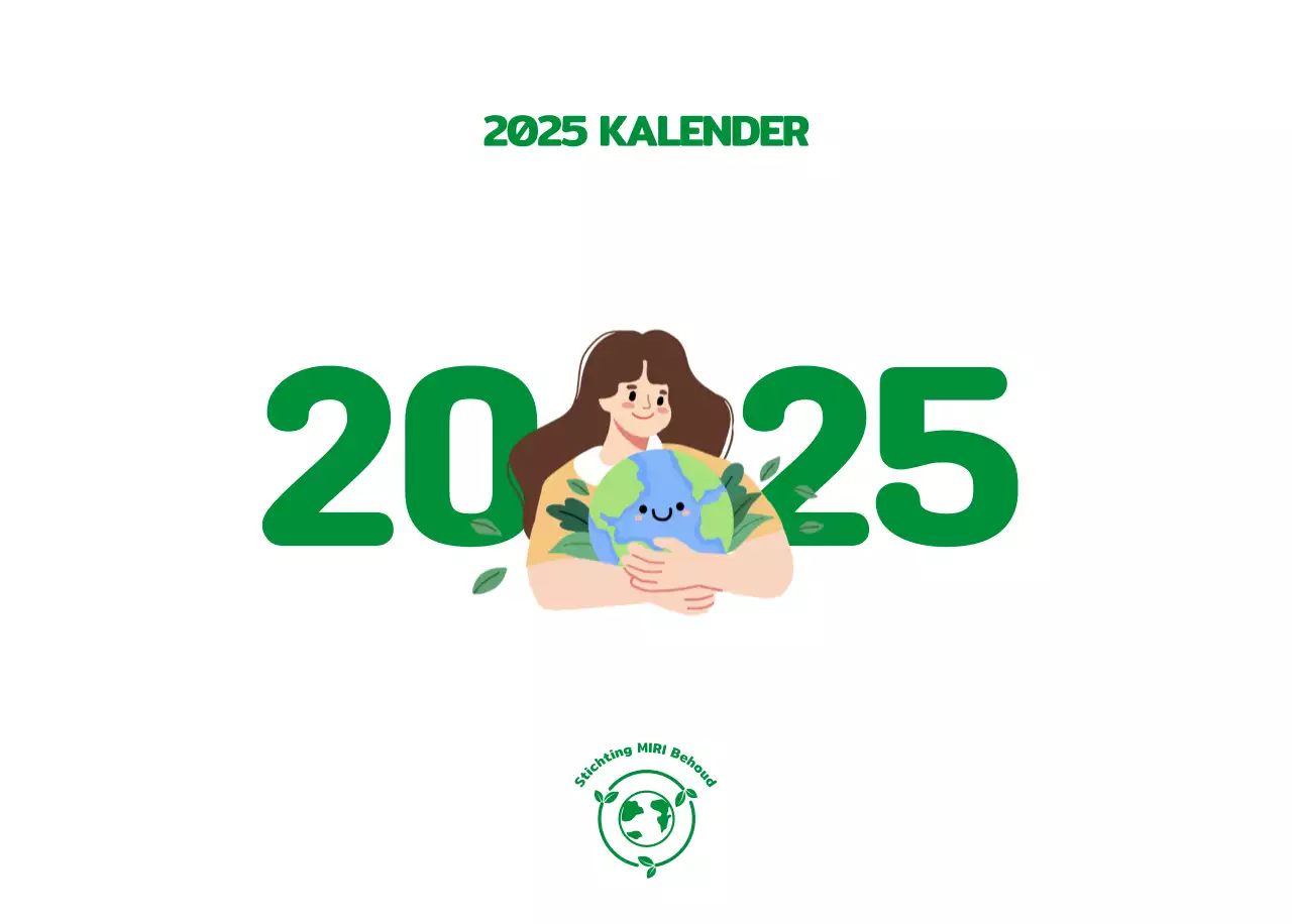 Een sociale stichting die de feestdagen viert met kleurrijke illustraties van mensen en de planeet.