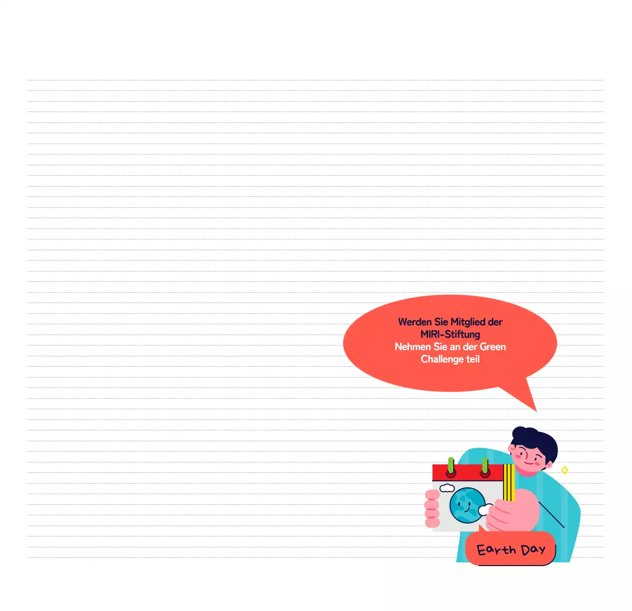 Eine soziale Stiftung, die die Weihnachtszeit mit farbenfrohen Illustrationen von Menschen und dem Planeten feiert.