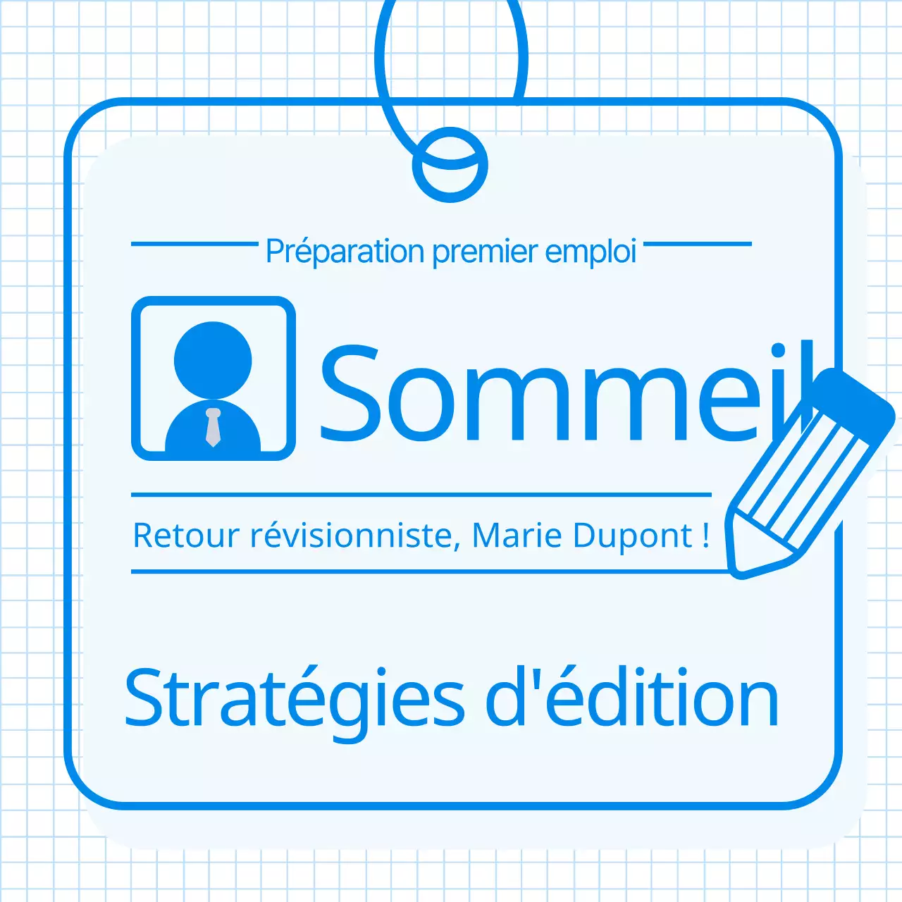 Guide de stratégie de révision de la déclaration personnelle simple de Blue