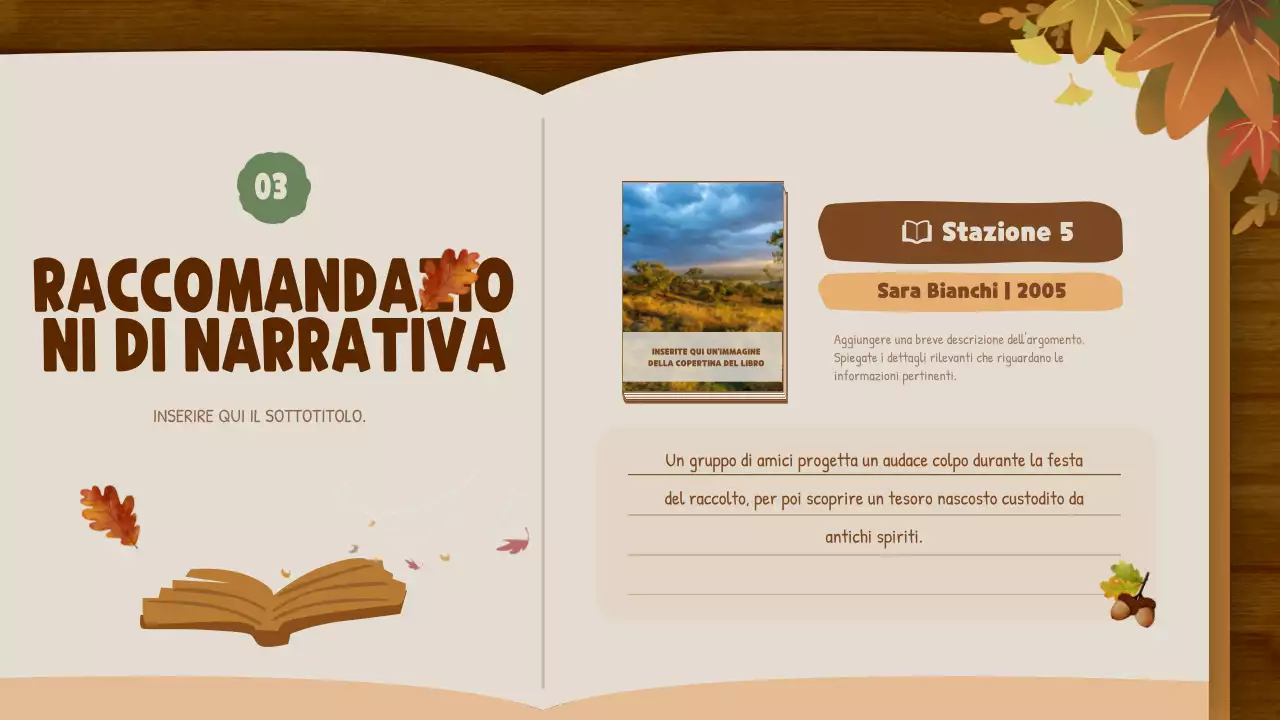 Raccomandazioni per i libri della casa editrice Autunno Naturale Marrone e Beige