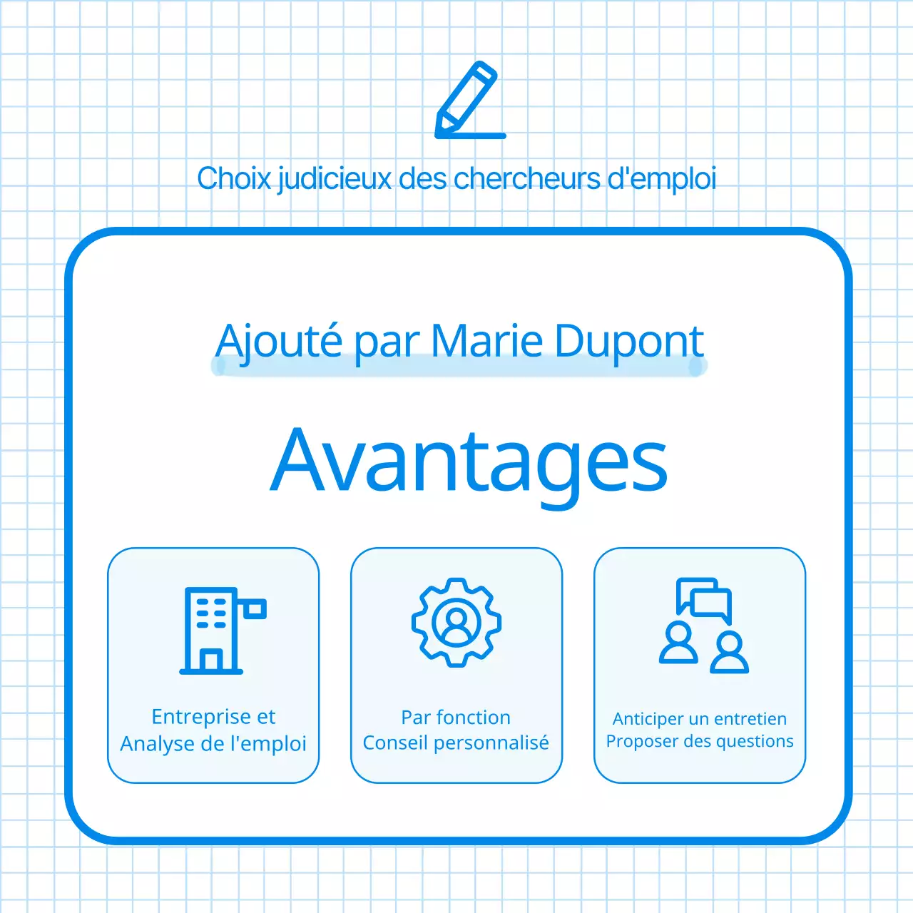 Guide de stratégie de révision de la déclaration personnelle simple de Blue