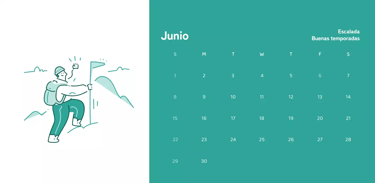 Calendarios con ilustraciones coloristas y emotivas