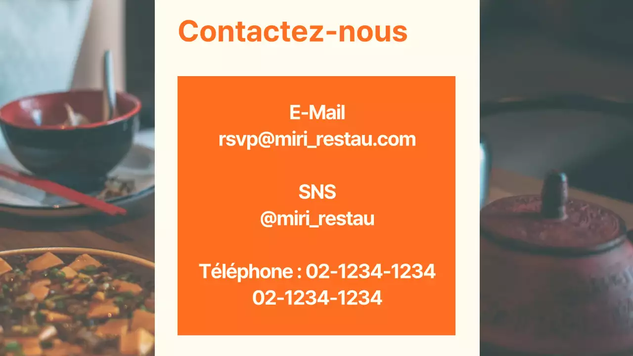 Le guide des restaurants d'Orange