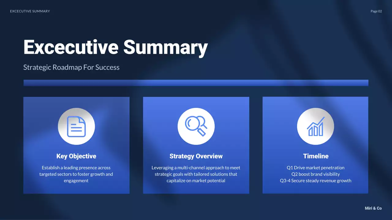 Blue Modern Market Presentation