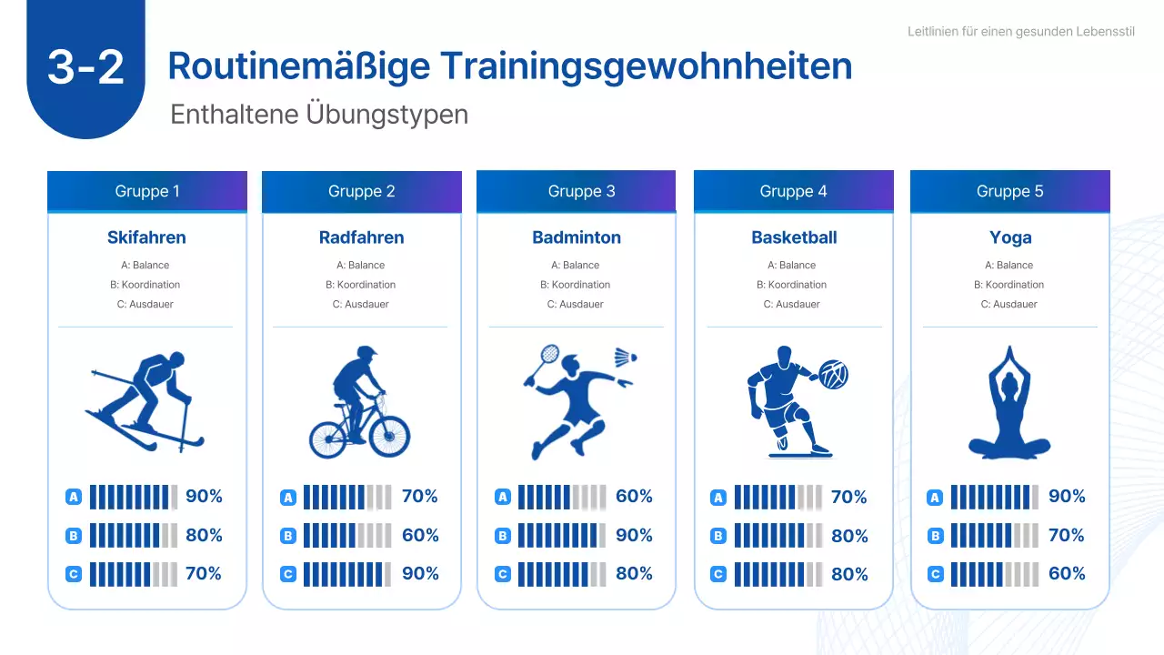 Handbuch für das blaue Basisprogramm für körperliche Aktivität
