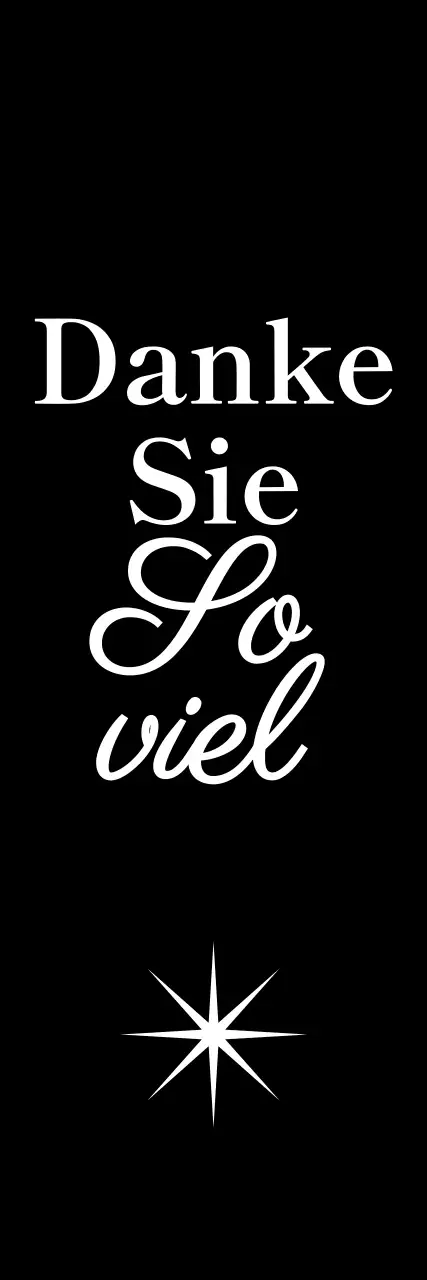 Fördern Sie stilvolle Danksagungen