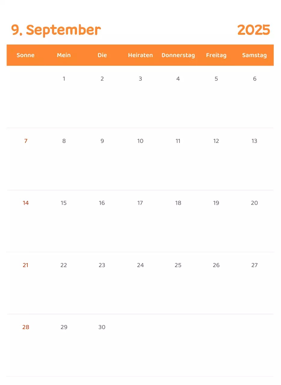 Kalender mit farbenfrohen und emotionalen Illustrationen