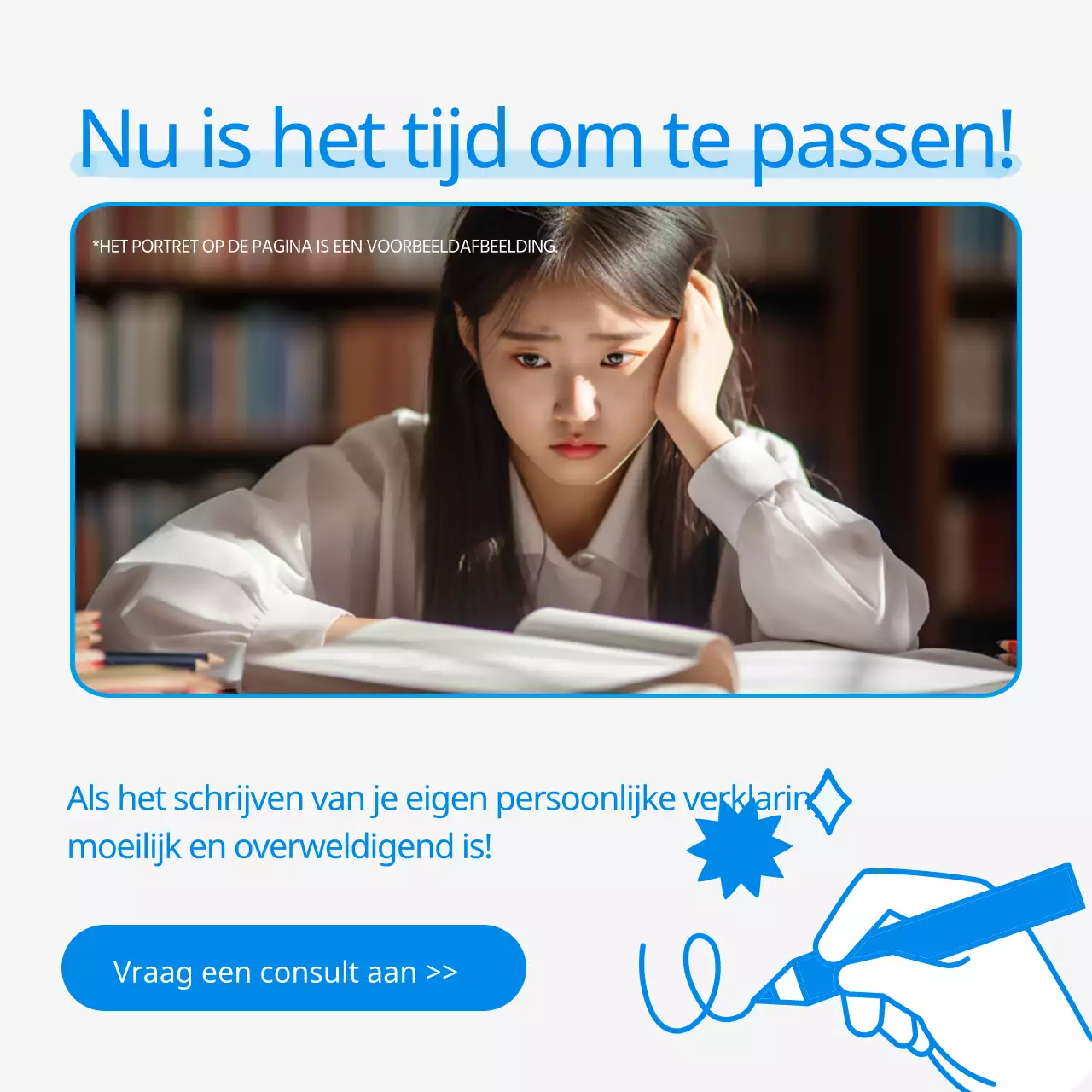 Blue's eenvoudige herzieningsstrategie voor persoonlijke verklaringen