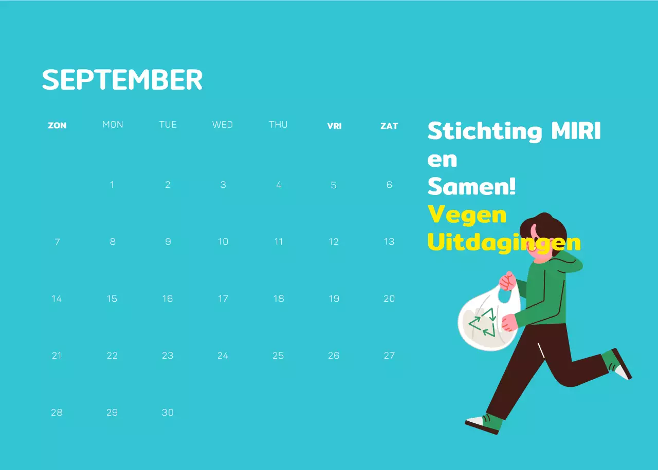 Een sociale stichting die de feestdagen viert met kleurrijke illustraties van mensen en de planeet.