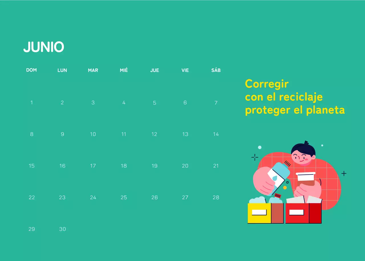 Una fundación social que celebra las fiestas con coloridas ilustraciones de personas y el planeta.