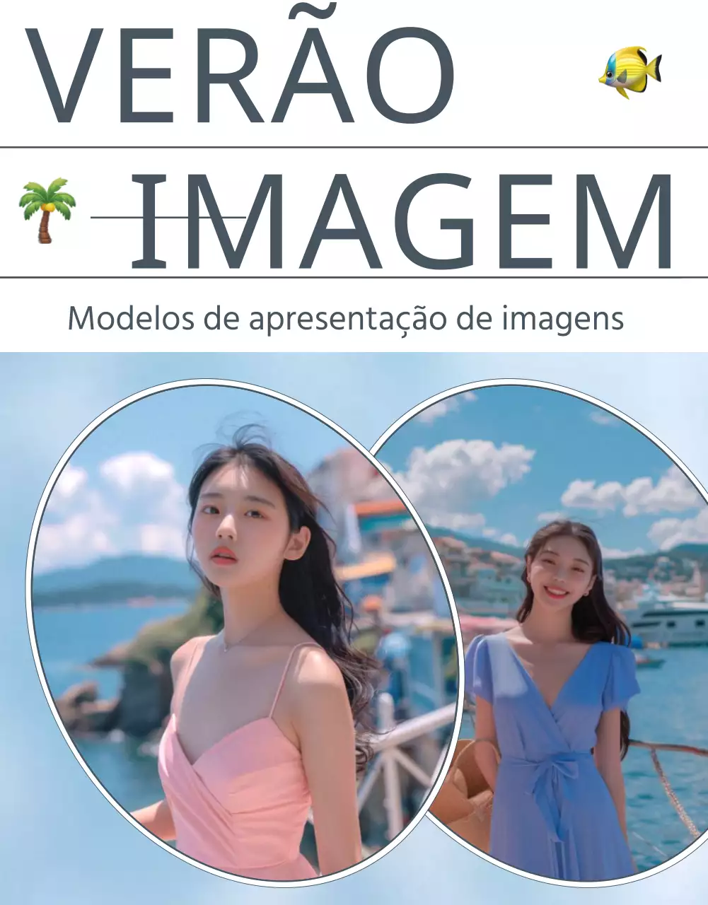 Conceito de emoji de férias de verão na moda em azul e azul claro para promover a moda