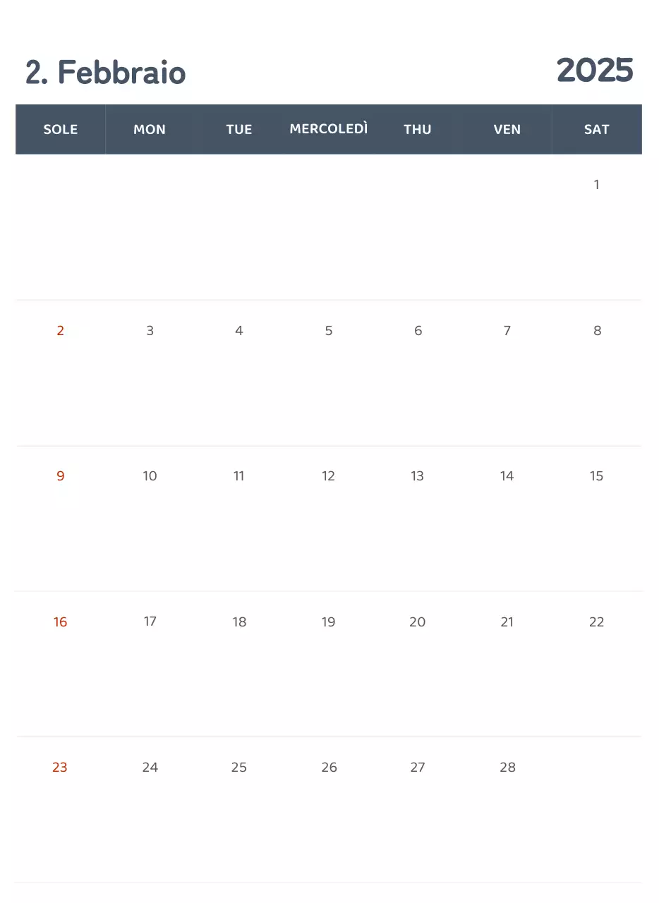Calendari con illustrazioni colorate ed emozionali