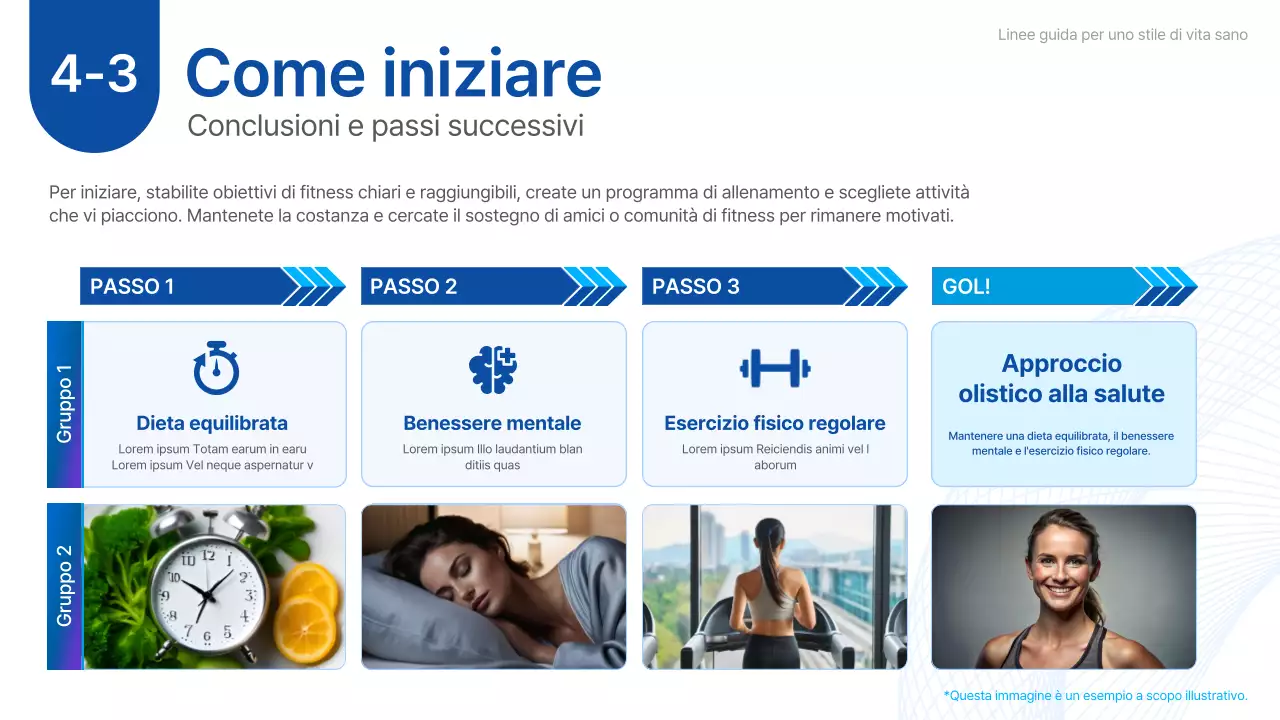 manuale del programma di attività fisica di base blu