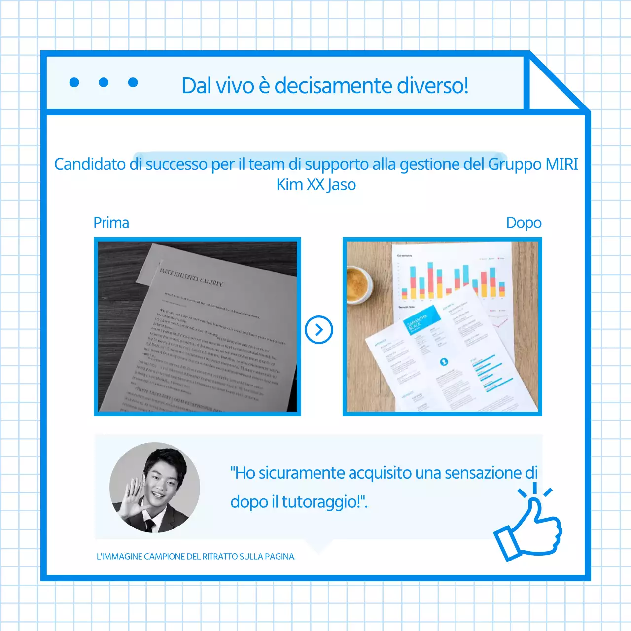 Guida alla strategia di revisione della dichiarazione personale di Blue's Simple Personal Statement