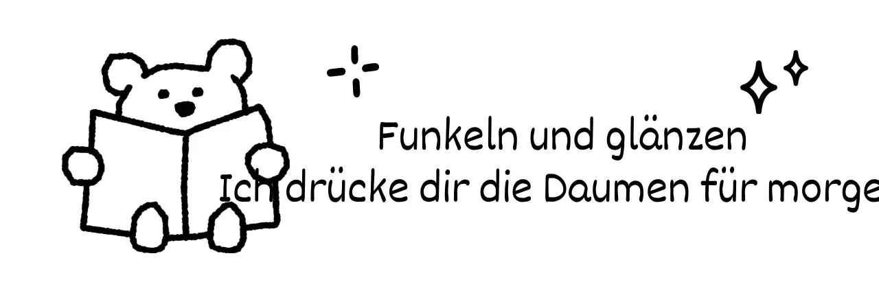 Mit netten und ermutigenden Sprüchen werben