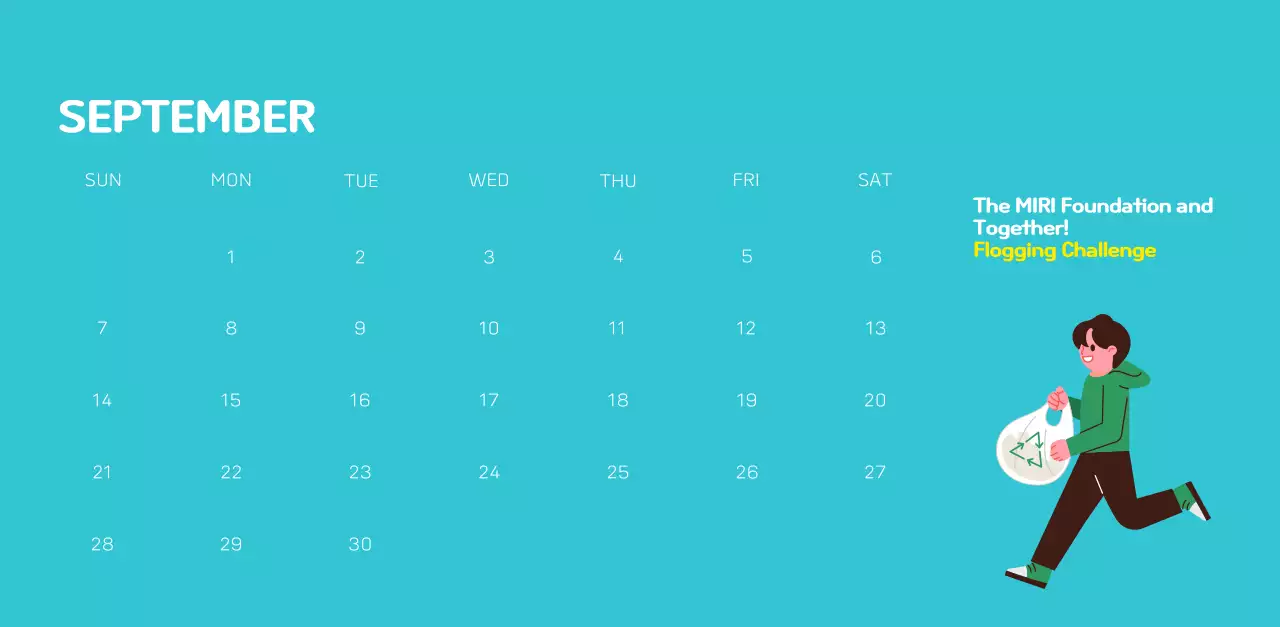 A colorful holiday celebration with illustrations of conservationists and the planet.