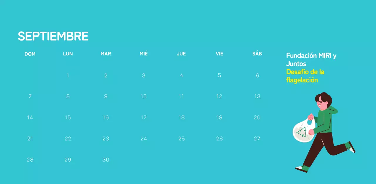 Una fundación social que celebra las fiestas con coloridas ilustraciones de personas y el planeta.