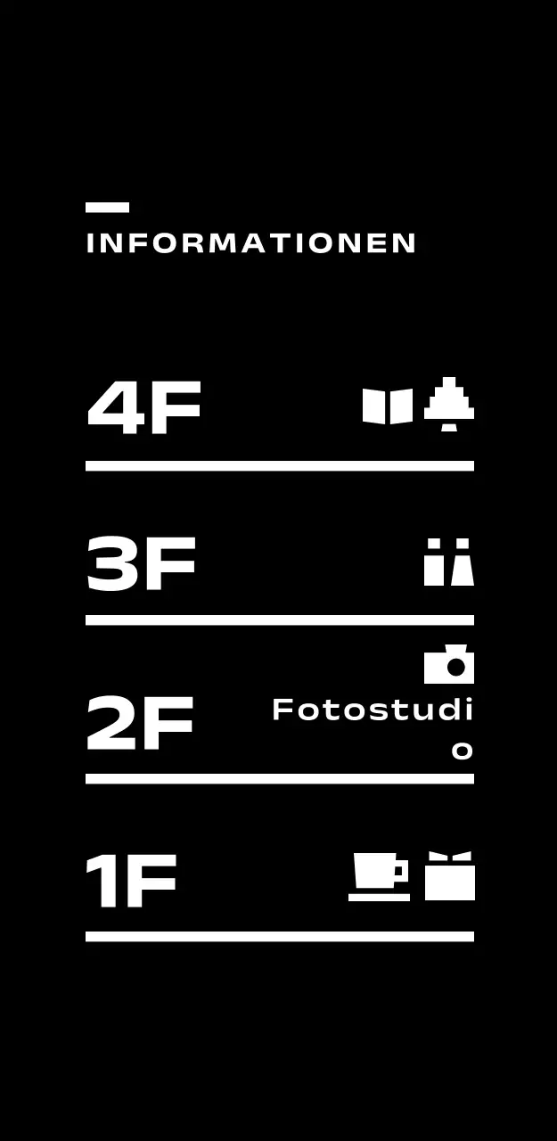 Moderne Fotostudio-Beschilderung in Weiß