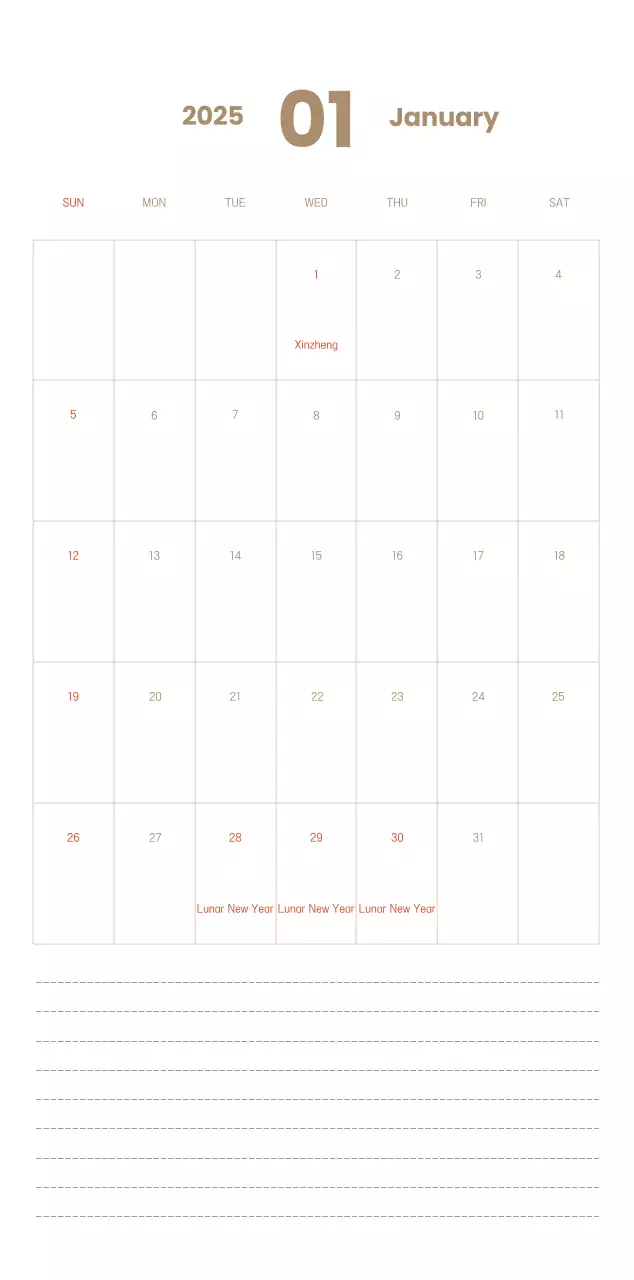 Word calendar with cozy illustrations and Bible verses on a light blue background