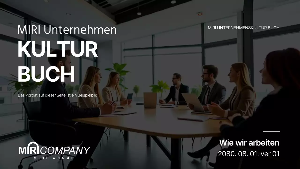 Das Buch der modernen Unternehmenskultur in Marineblau