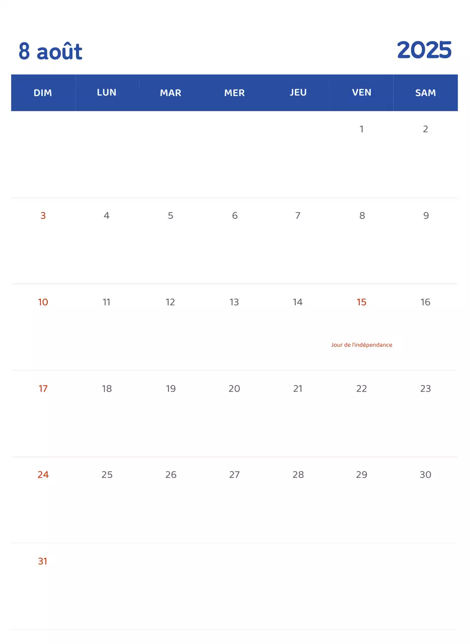 Calendriers avec illustrations colorées et émotionnelles