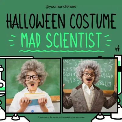Green Trendy Halloween Promotion Social Media Post