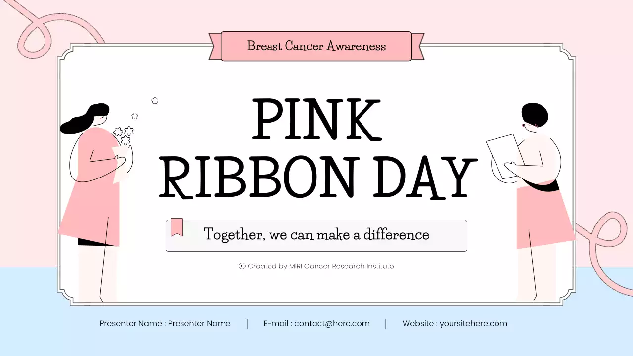 Pink Minimal Awareness Guide Presentation