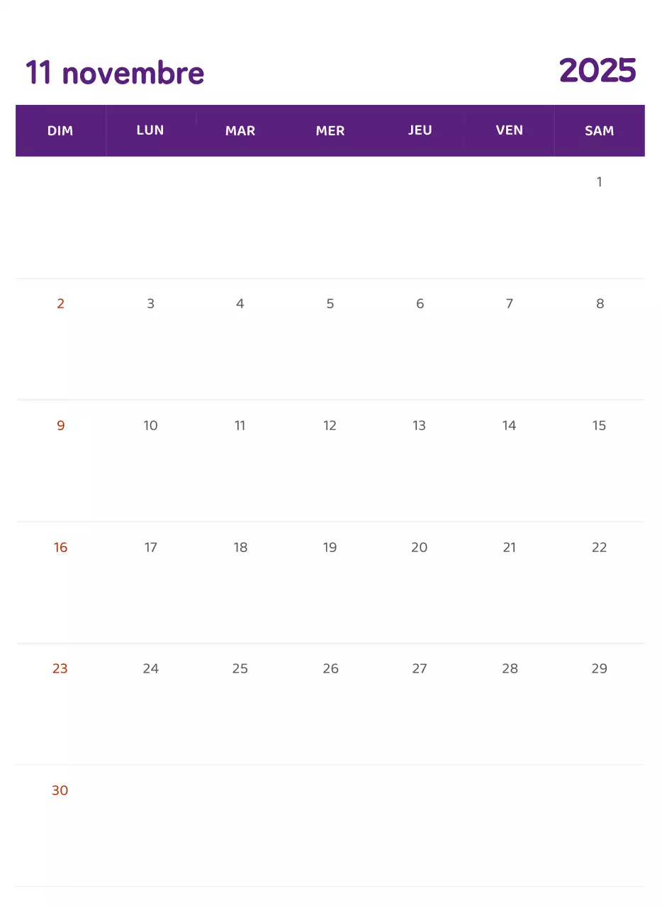 Calendriers avec illustrations colorées et émotionnelles