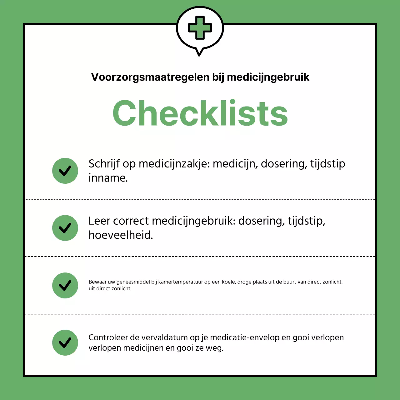 De groene en gele, no-nonsense gids voor de juiste manier om medicijnen te gebruiken