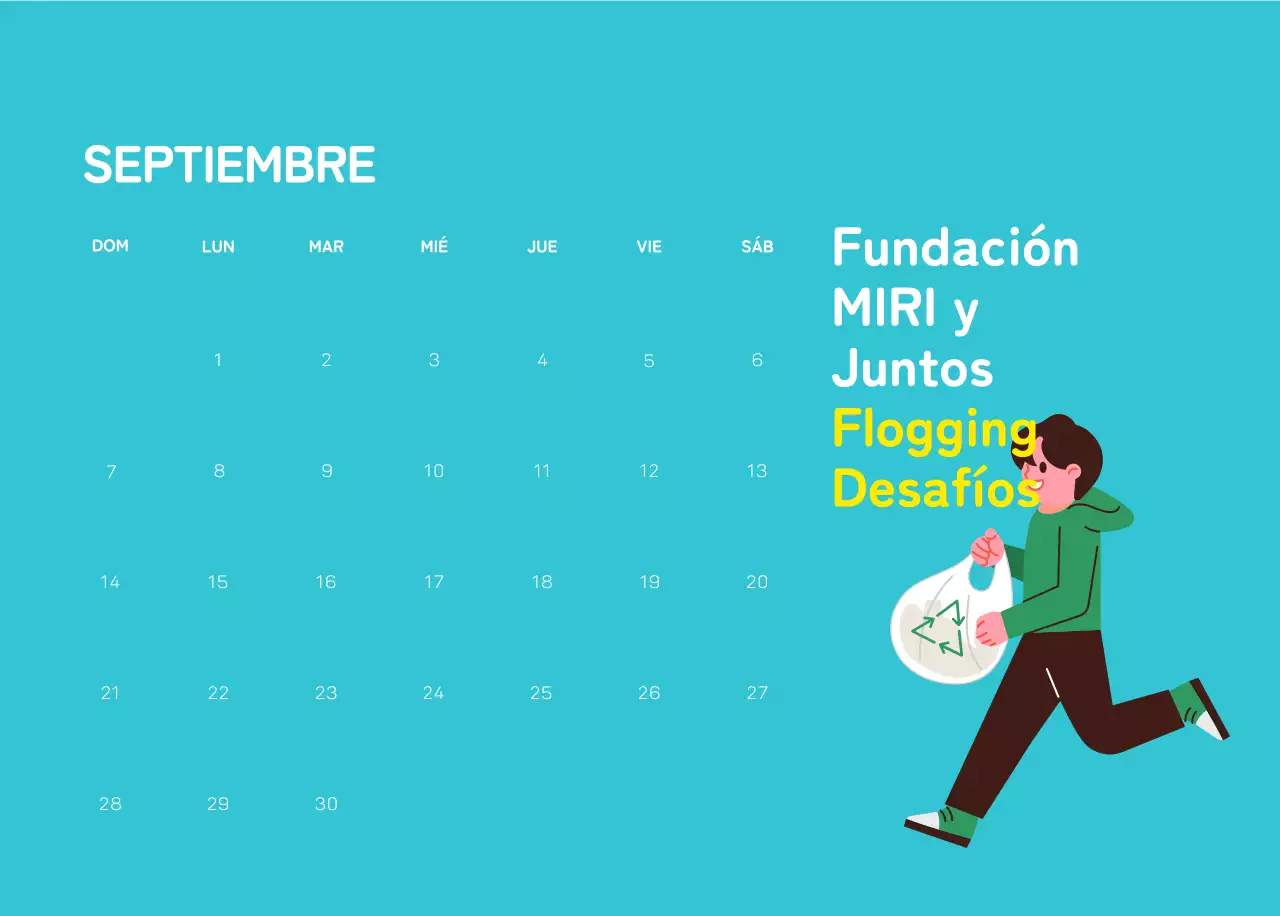 Una fundación social que celebra las fiestas con coloridas ilustraciones de personas y el planeta.