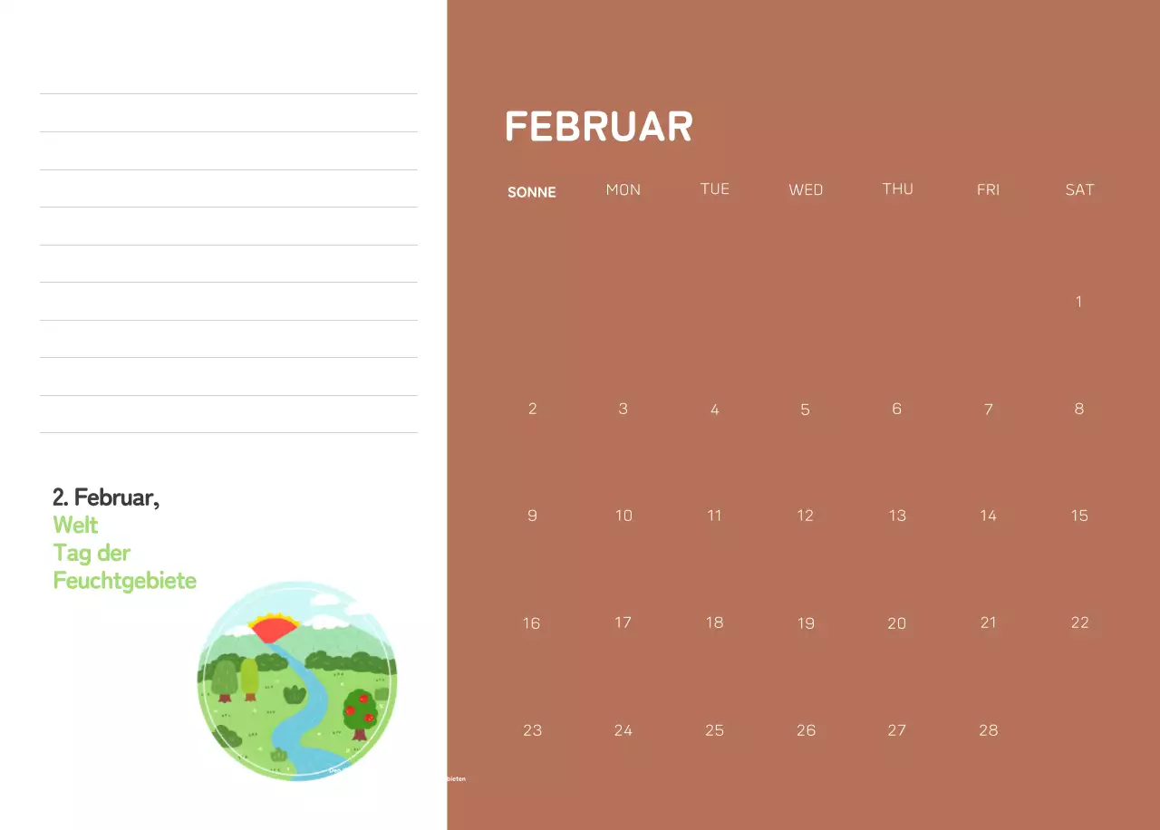 Eine soziale Stiftung, die die Weihnachtszeit mit farbenfrohen Illustrationen von Menschen und dem Planeten feiert.