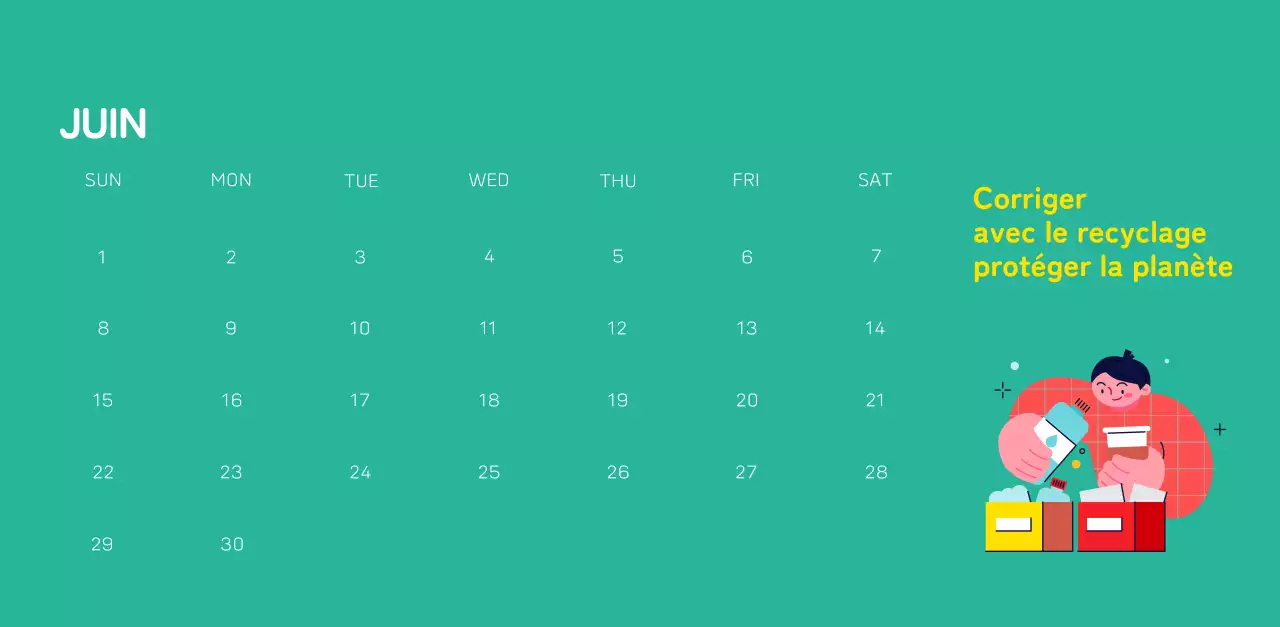 Une fondation sociale qui célèbre les fêtes de fin d'année avec des illustrations colorées de personnes et de la planète.