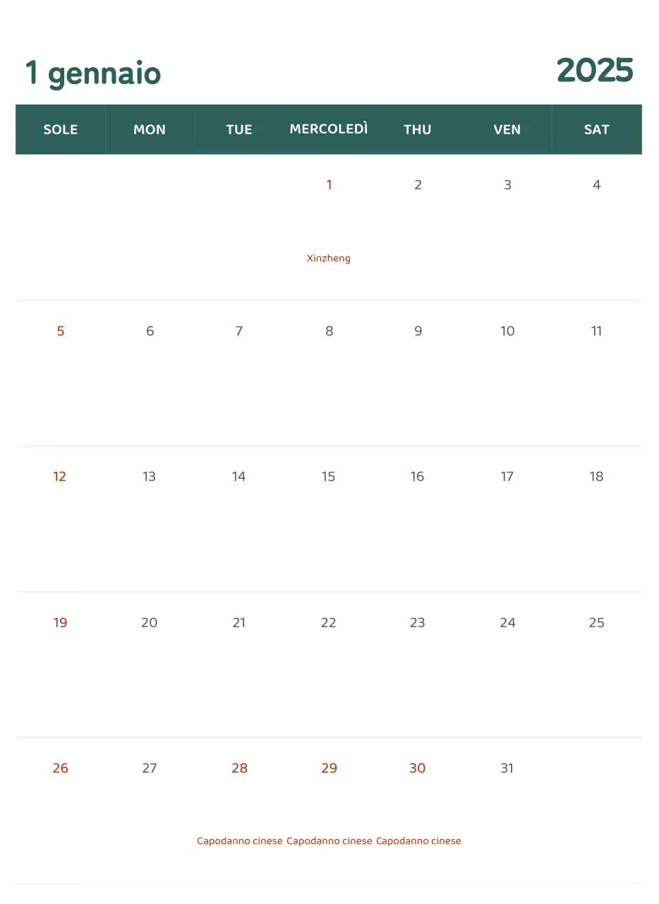 Calendari con illustrazioni colorate ed emozionali