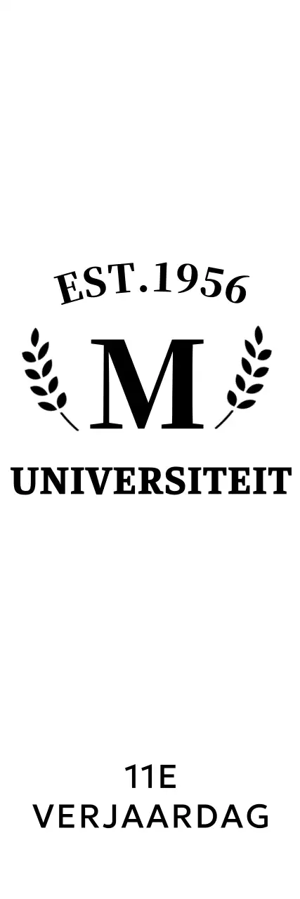 Vier de universiteit met een eenvoudig concept