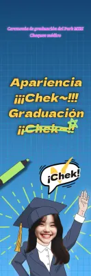 Divertidas pancartas con birretes de graduación ilustrados