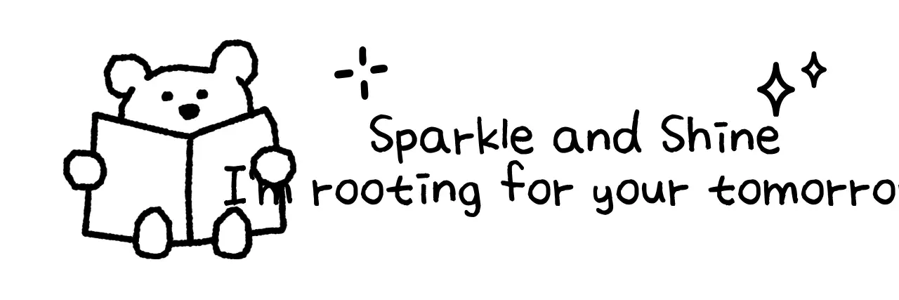 Promote with a cute and encouraging phrase