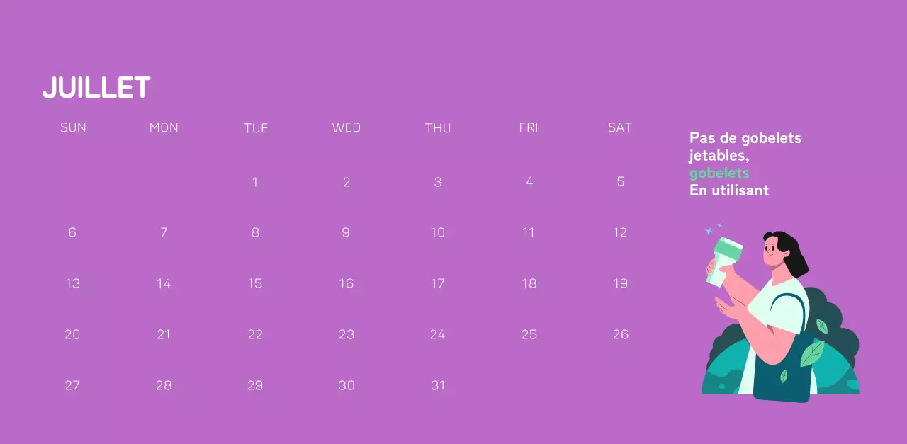 Une fondation sociale qui célèbre les fêtes de fin d'année avec des illustrations colorées de personnes et de la planète.