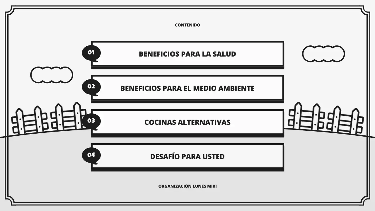 Campaña retro del Reto del Día Mundial Vegano en gris y negro