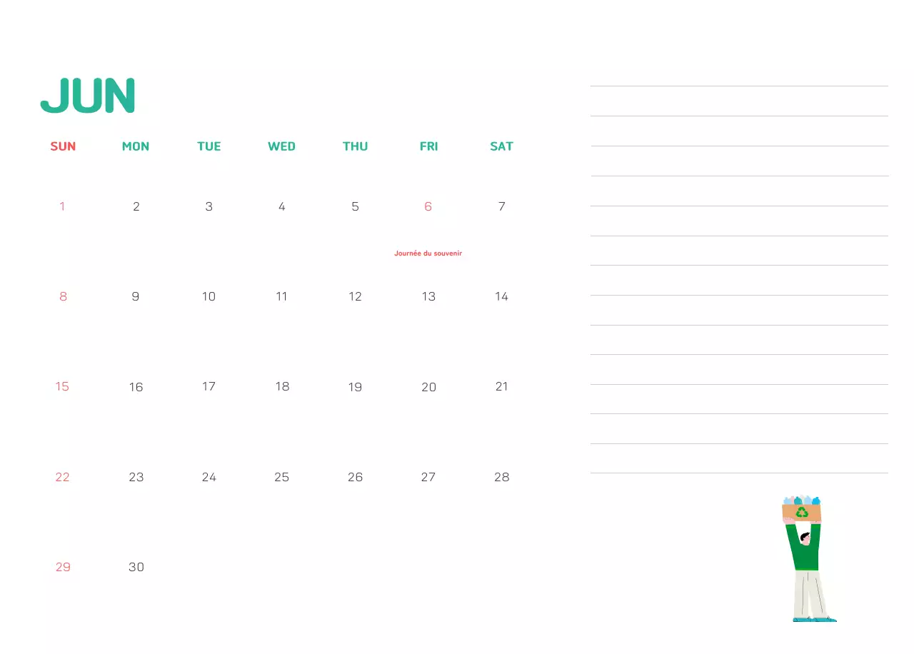 Une fondation sociale qui célèbre les fêtes de fin d'année avec des illustrations colorées de personnes et de la planète.