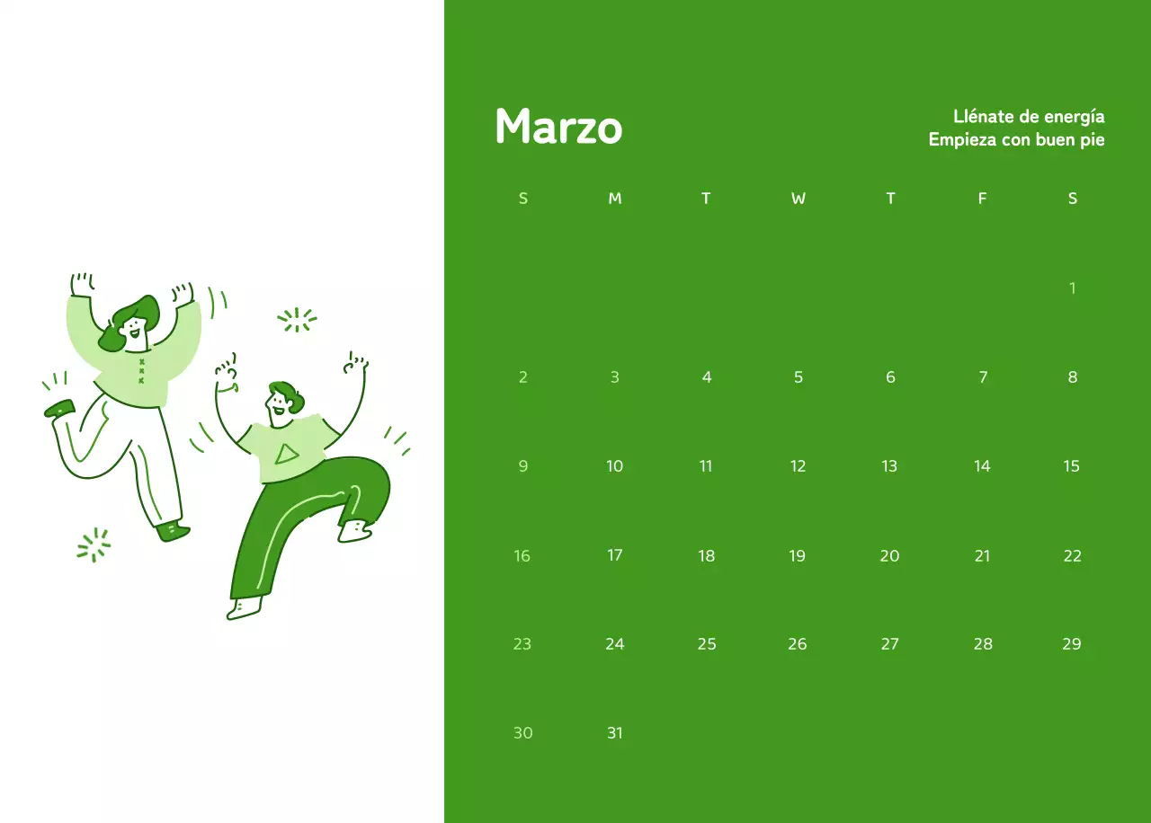 Calendarios con ilustraciones coloristas y emotivas