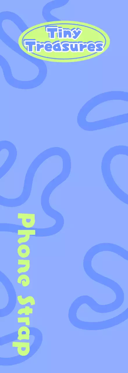 아기자기하고 키치한 굿즈 소품샵의 폰스트랩 배경지