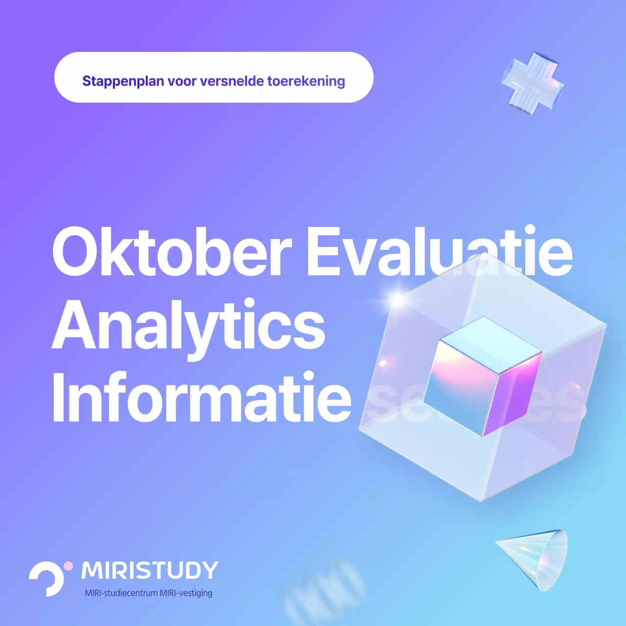 Promoot de cyber-geïnspireerde proeftest analyse briefing in paars en lichtblauw