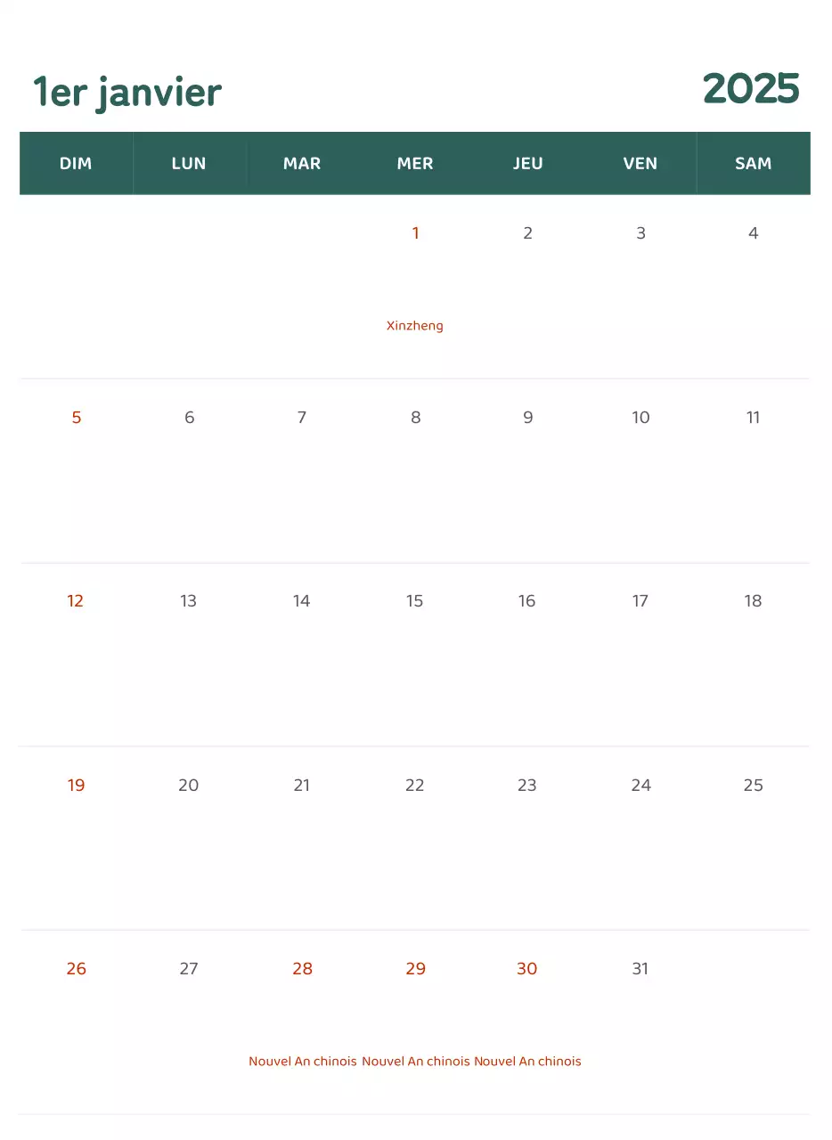 Calendriers avec illustrations colorées et émotionnelles