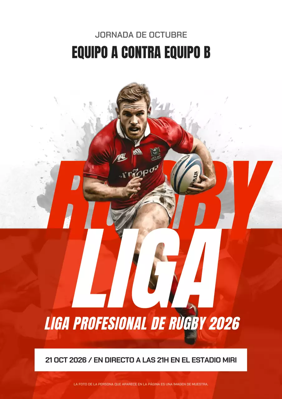 Promover el rugby moderno en rojo y blanco