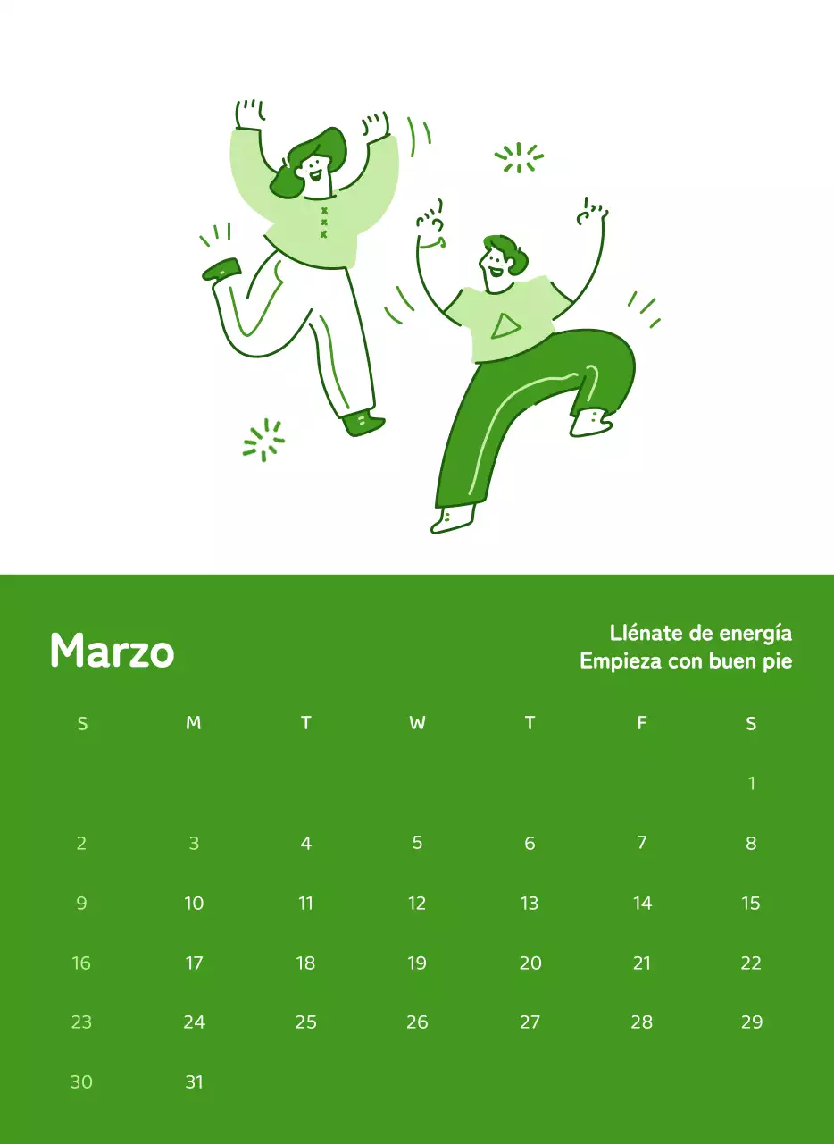 Calendarios con ilustraciones coloristas y emotivas