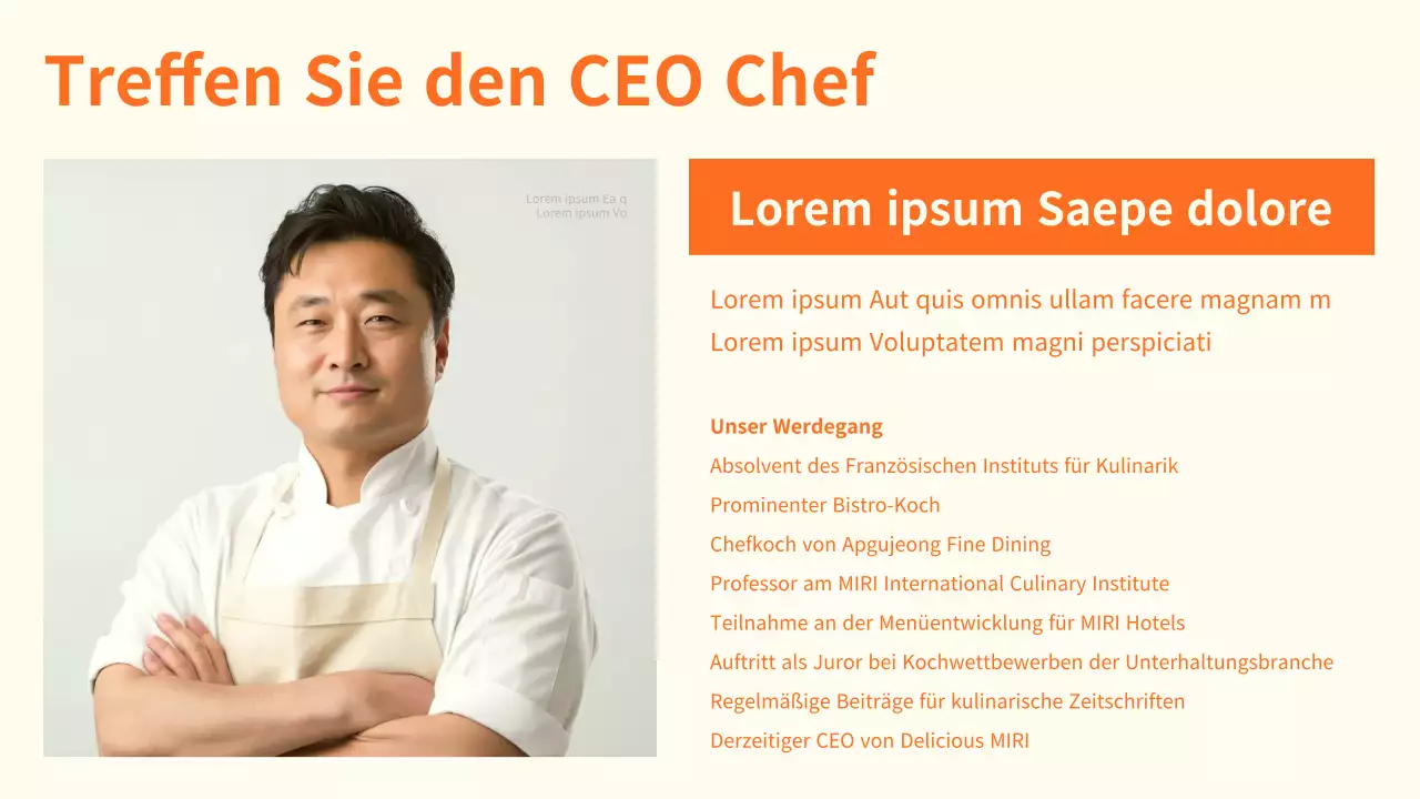 Orange's Neat Guide für Restaurants