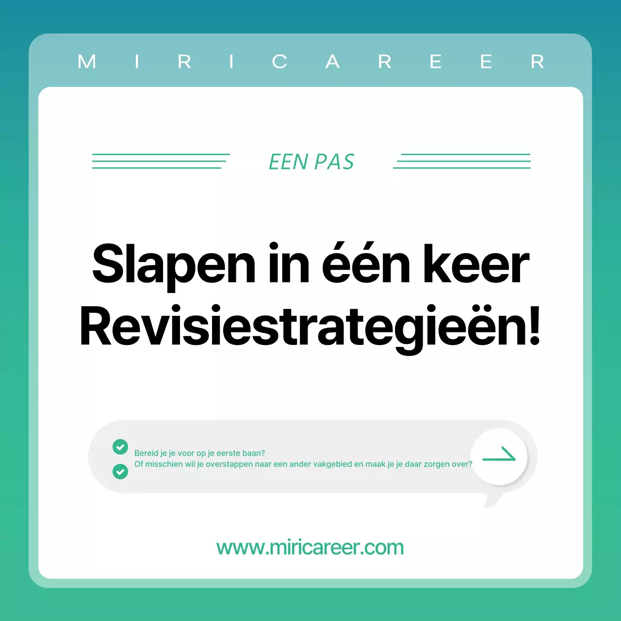 Promoot een eenvoudige, witte en mintkleurige proefsessie voor docenten