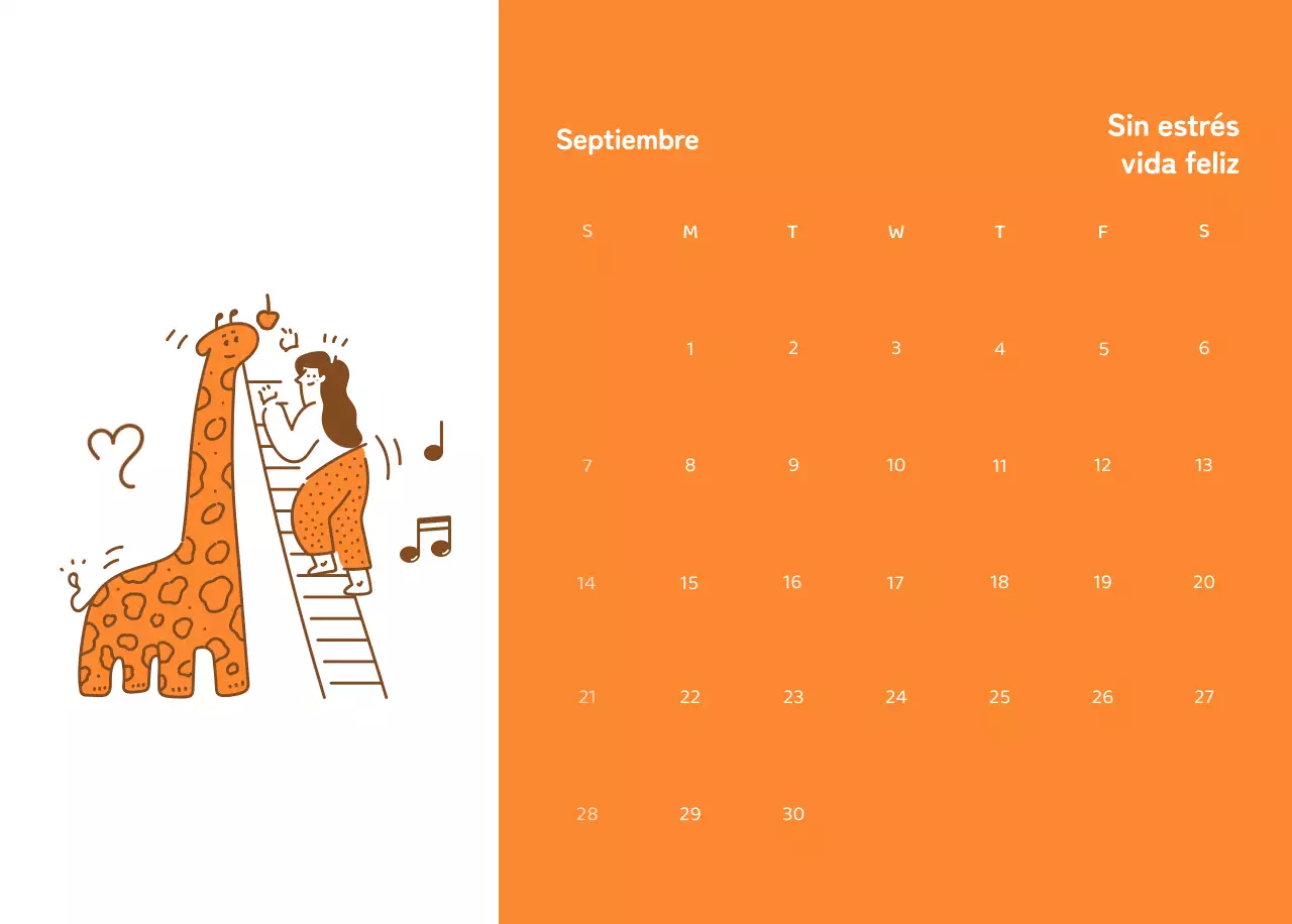 Calendarios con ilustraciones coloristas y emotivas