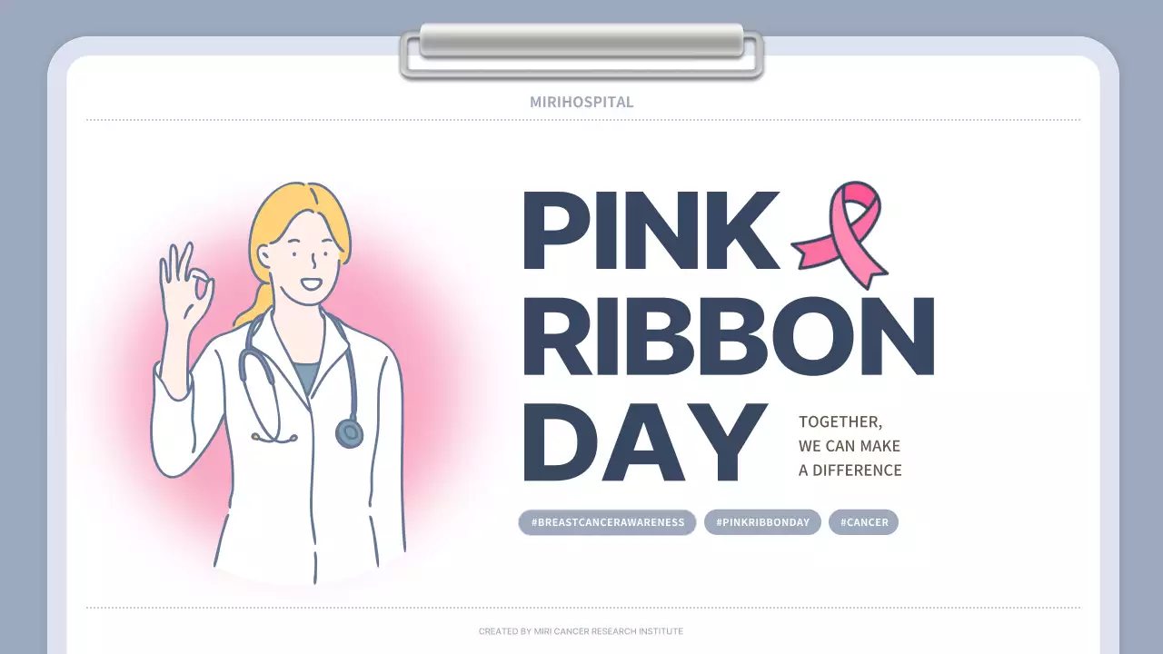 Pink Minimal Cancer Guide Presentation